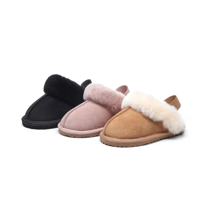 KIDS ELASTIC BAND CLOSED TOE SHOES 0019