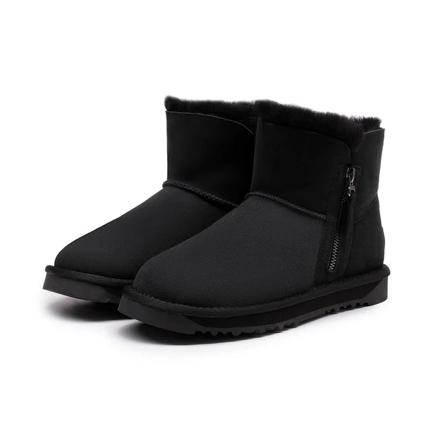 FUR-LINED MINI ZIP BOOTS 5863 MEN