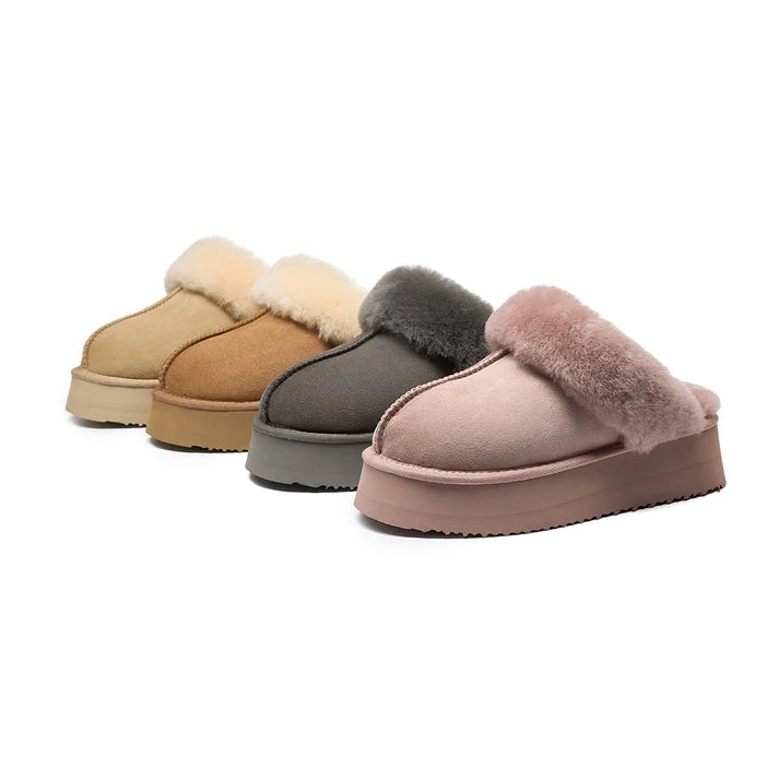 CHUNKY FUZZY  SLIPPERS 5882