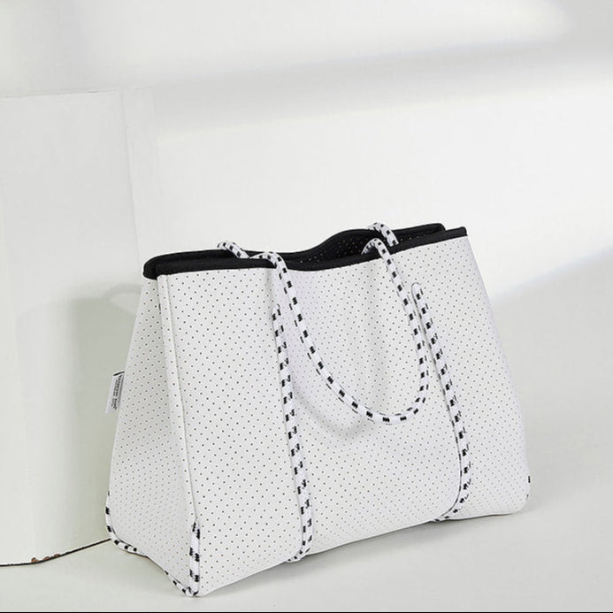 DAILY BEACH BAG WHITE TB7080