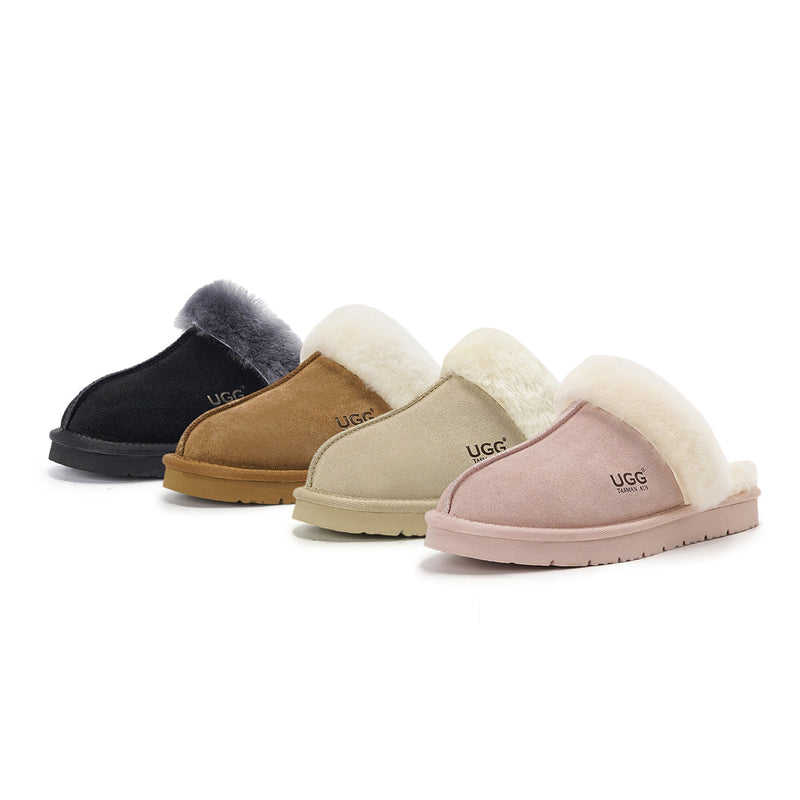 Double Layer Fleece Lined Warm House Slippers 990122