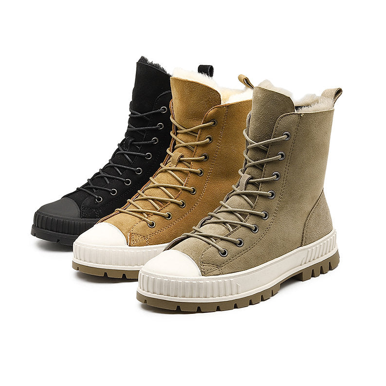 HIGH TOP MARTIN BOOTS WITH FUR 6614