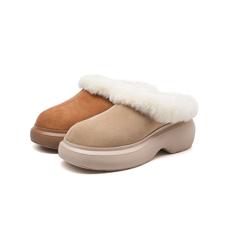 INS STYLE FURRY PLATFORM LOAFER 5865