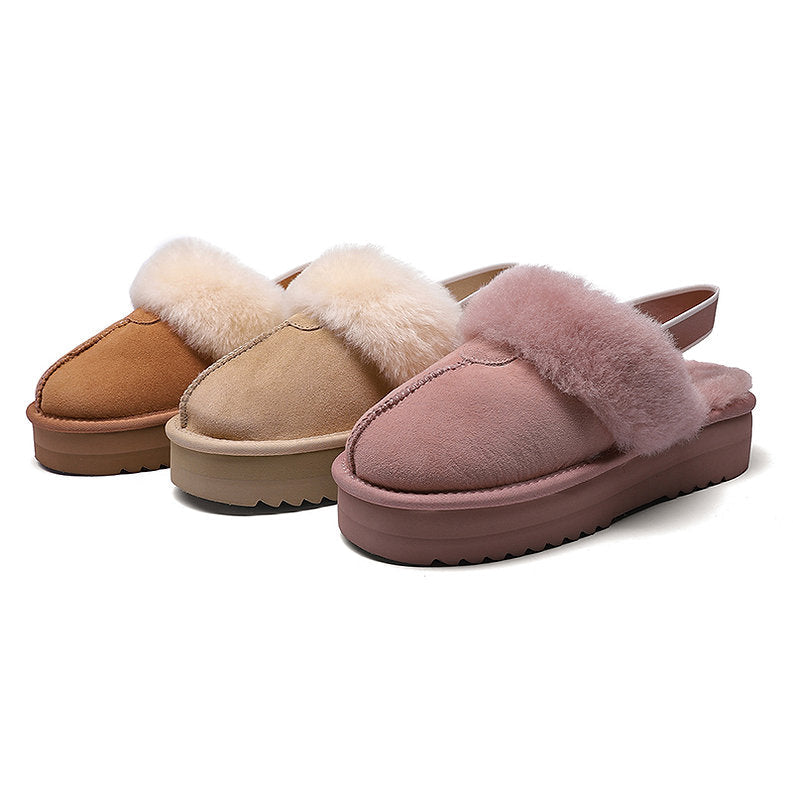 PLATFORM ELASTIC STRAP SANDALS 5872