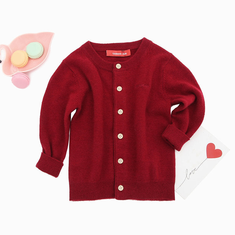 PURE CASHMERE KIDS CARDIGAN W9191