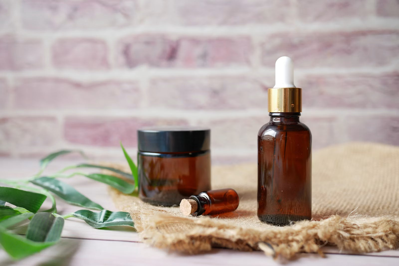 Lanolin daily cream on warm linen