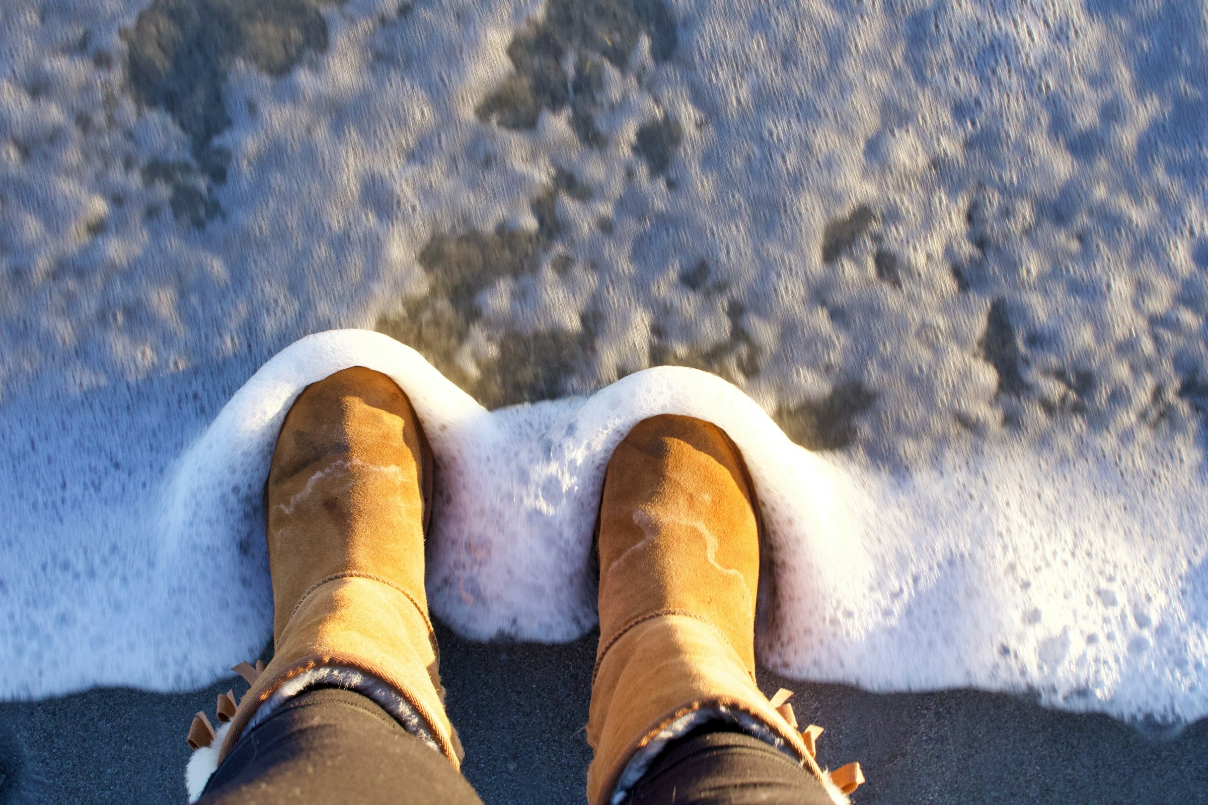 Meribuy wool shoes in winter